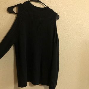 women’s open shoulder sweater